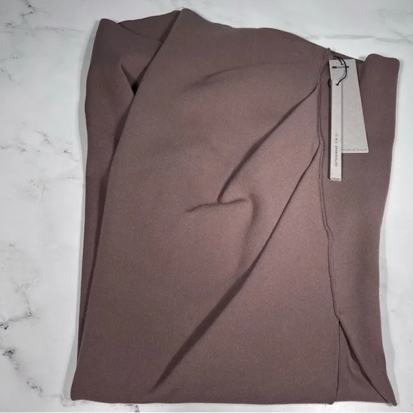 Rick Owens Rent Maxi Bodycon Skirt in Dust - Picture 4 of 14